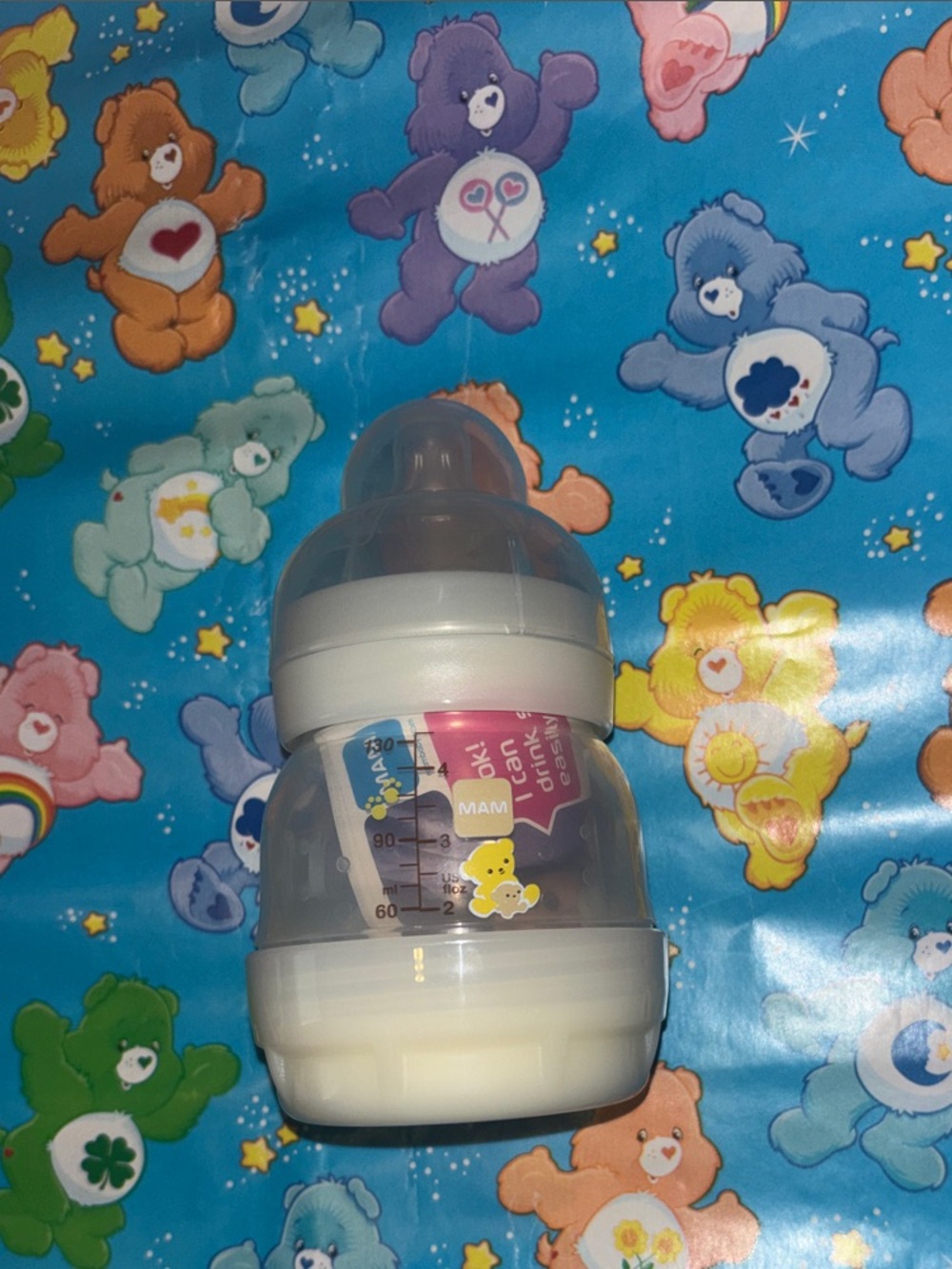 NEW Anti-Colic Baby Bottle with Clear Protective Cap & Pacifier